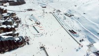 Luchtfoto ski centrum